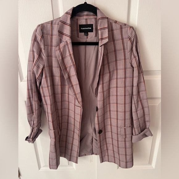 Purple Frank and Oak suit short set - Picture 1 of 4